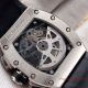 2017 Clone Richard Mille RM011 Chronograph Watch Silver Case Black rubber  (13)_th.jpg